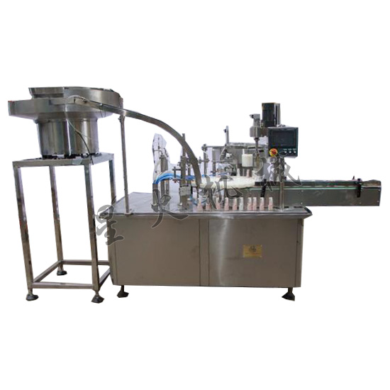 振蕩理瓶灌裝旋蓋一體機