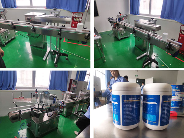 全自動(dòng)獸藥貼標(biāo)機(jī)設(shè)備展示